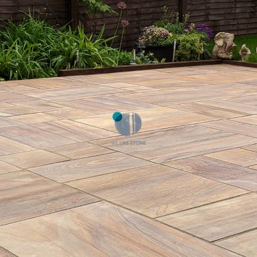 Rainbow Sawn Sandstone Paving Slabs & Patio Pack