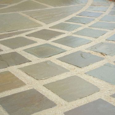 Raj Green Sandstone Paving Cobble Setts