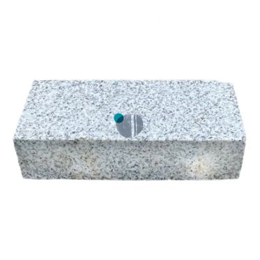 200x100mm silver grey granite cobble sett