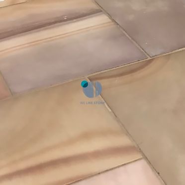 Rippon Rose Riven Sandstone Paving Slabs Patio Pack | We Like Stone